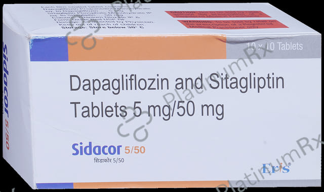 Sidacor 5mg/50mg Tablet