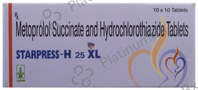 Starpress H 12.5/25mg XL Tablet 10s