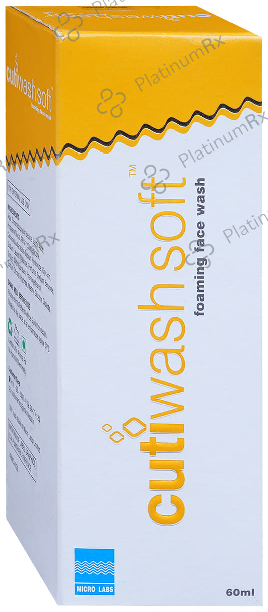 Cutiwash 5% Soft Foaming Face Wash 60ml