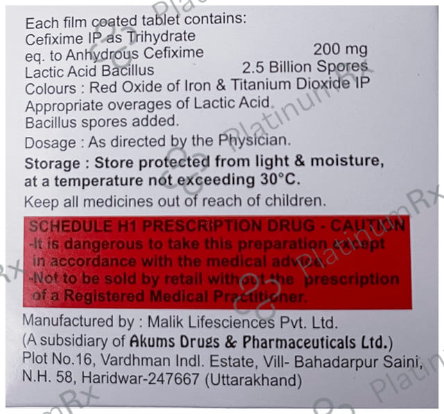 Loftycef 200mg LB Tablet 10s