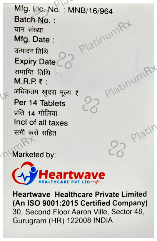 Ticawave 90mg Tablet 14s