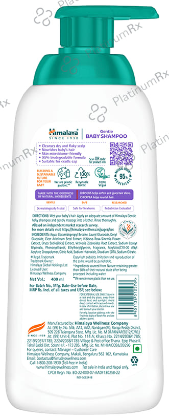 Himalaya Gentle Baby Shampoo 400ml