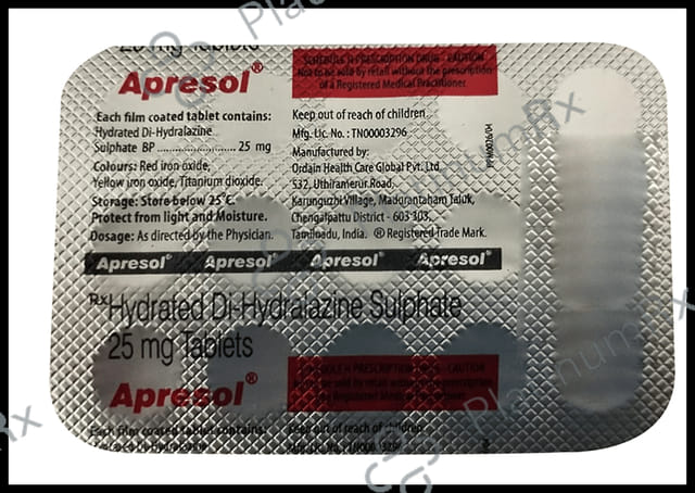 Apresol Tablet 15 Tablet