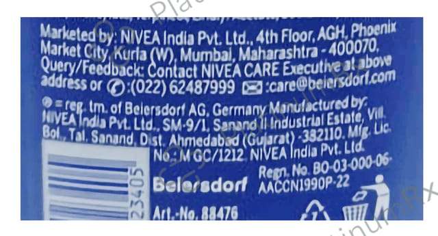 Nivea Body Milk Nourishing Lotion 120 ml
