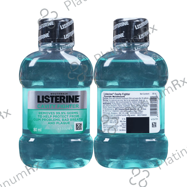 Listerine Cavity Fighter Mouth Wash 80ml