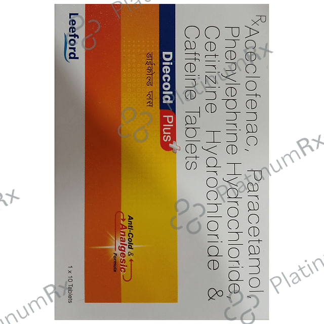 Diecold Plus Tablet 10s