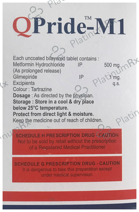 QPride M1/500mg Tablet PR 10s