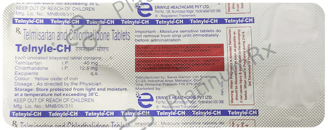 Telnyle CH 40/12.5mg Tablet 10s