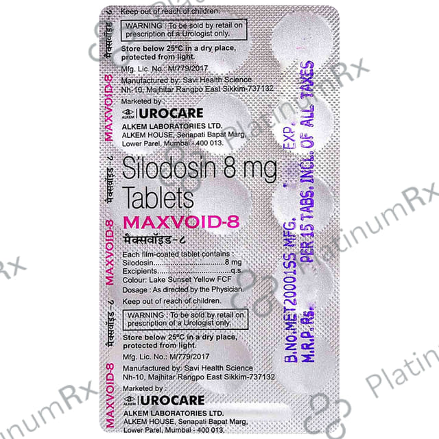 Maxvoid 8mg Tablet 15s