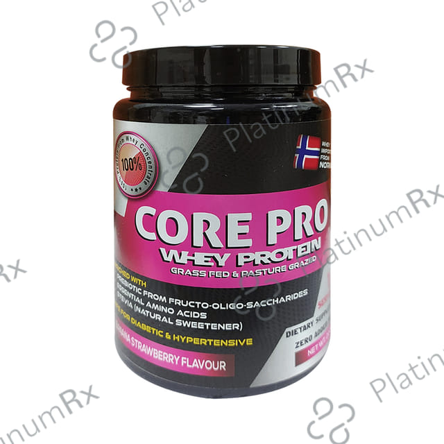 Core Pro Whey Protein Banana Strawberry Flavour Powder 200gm