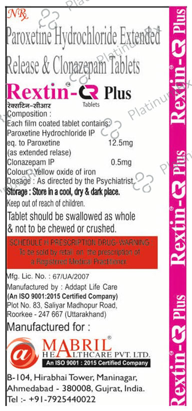 Rextin-CR Plus Tablet ER