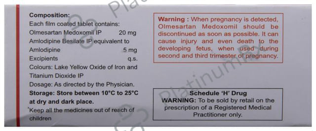 Olmin 20 A 5/20mg Tablet 10s