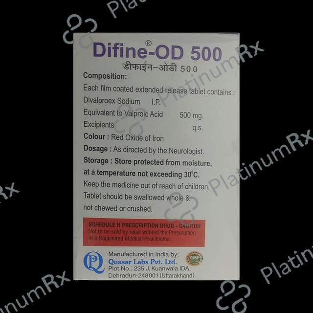 Difine OD 500mg Tablet ER 10s