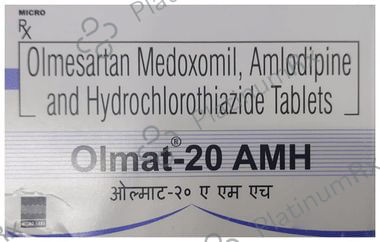 Olmat 20 AMH 20/5/12.5mg Tablet 15s