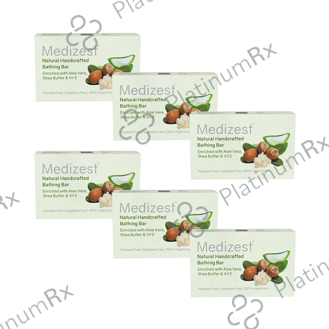 Medizest Bathing Bar (75gm Each) 6 Soap