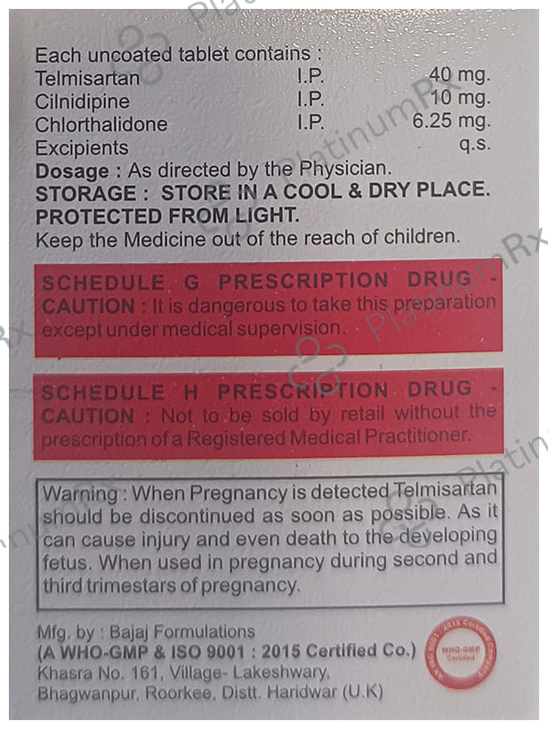 Bptrack Trio 6.25/10/40mg Tablet 10s