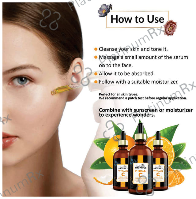 Simply Herbal Organics Vitamin C Hyaluronic Acid Face Serum