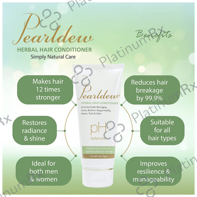 Pearldew Herbal Hair Conditioner (100ml Each) 4 Tubes