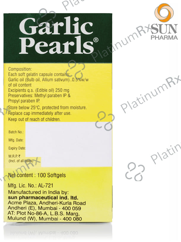 Garlic Pearls Capsule 100s