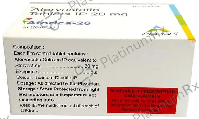 Atorica 20 Tablet 15 Tablet