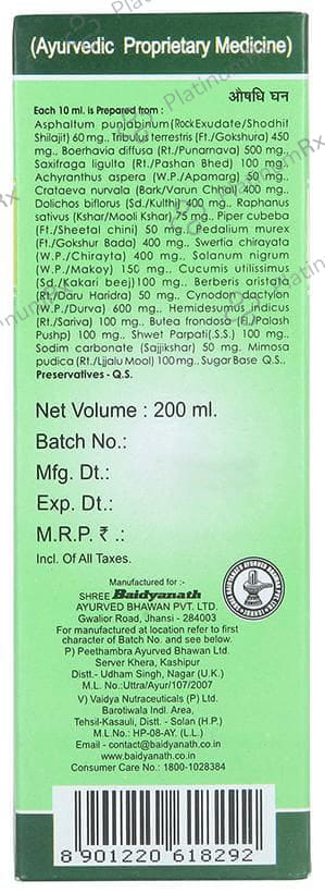 Baidyanath (Jhansi) Pathreena Syrup