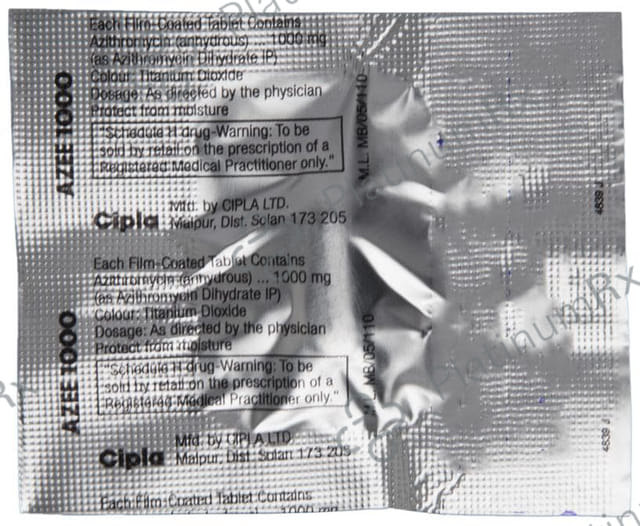 Azee 1000mg Tablet 1s