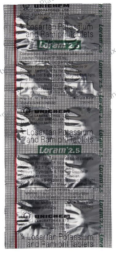 Loram 2.5/50mg Tablet 10s
