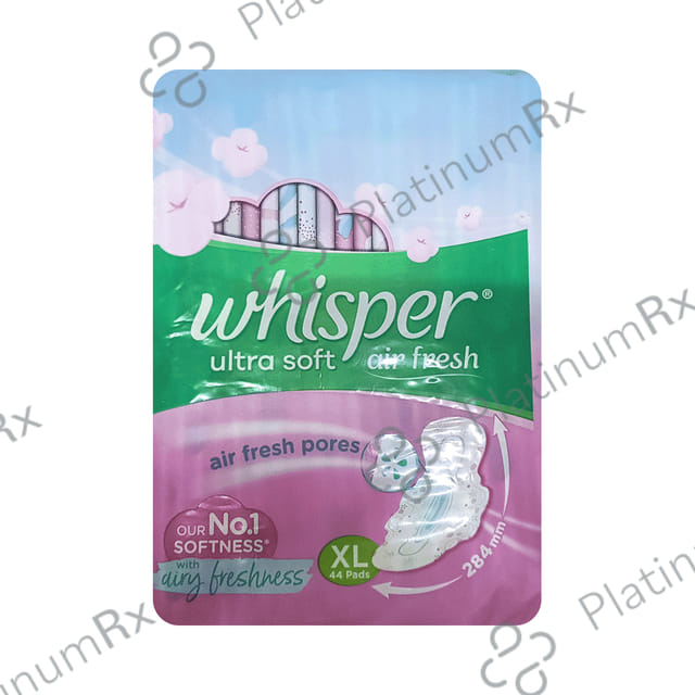 Whisper Ultra Soft Sanitary Pads XL 44 pads