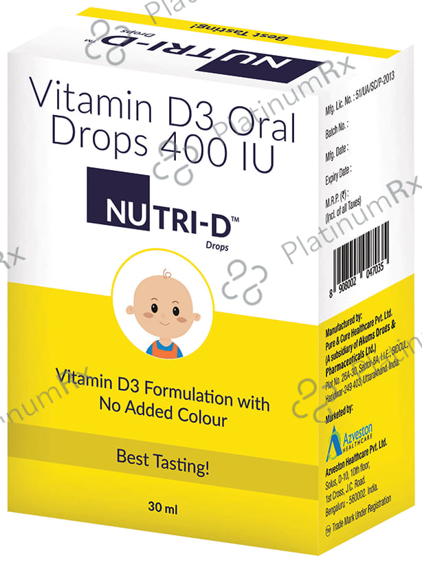 Nutri D3 400IU Oral Drops 30ml