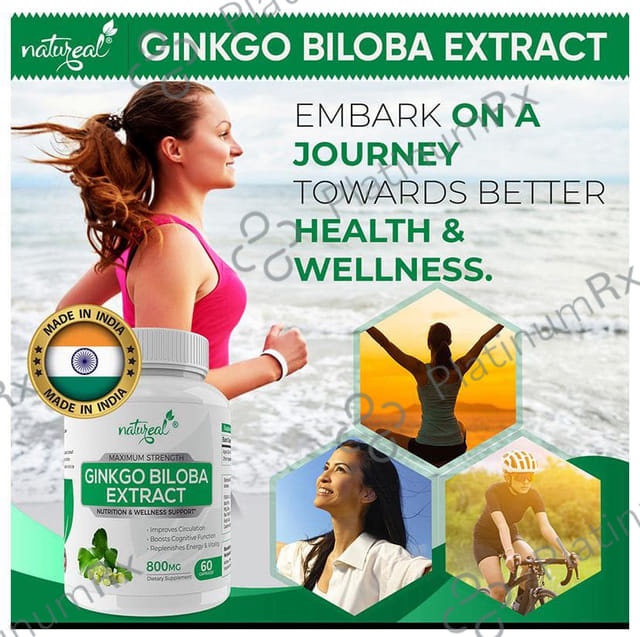 Natureal Ginkgo Biloba Extract 800mg Capsule