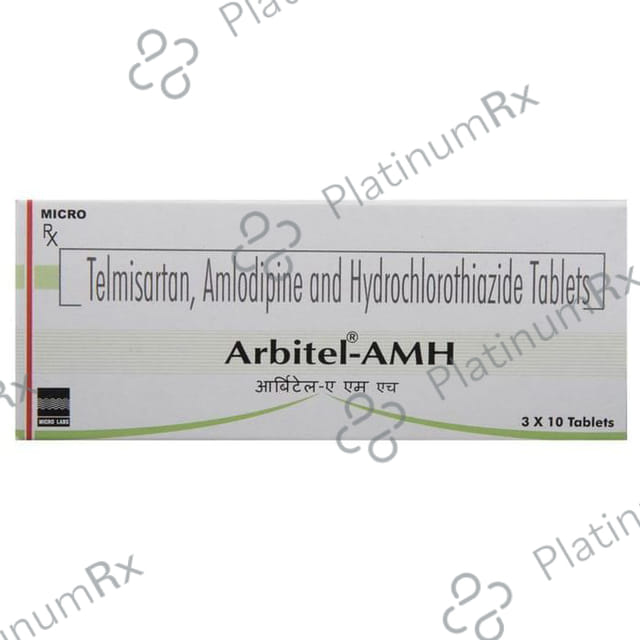 Arbitel AMH 5/12.5/40mg Tablet 10s