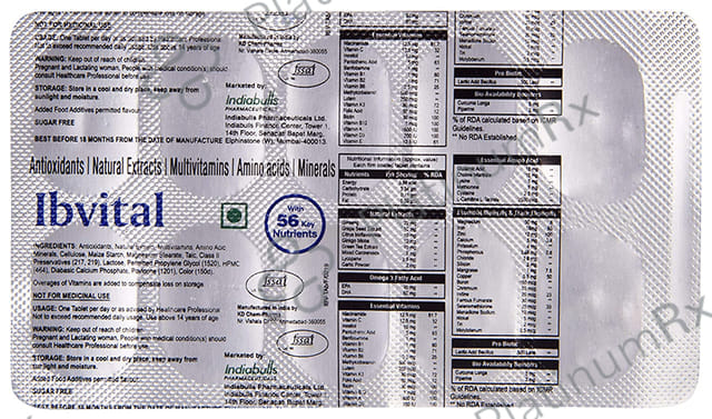 Ibvital Tablet Sugar Free