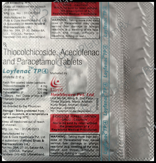 Loyfenac TP 4 Tablet 15s