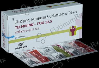 Telmikind Trio 40/10/12.5mg Tablet 10s