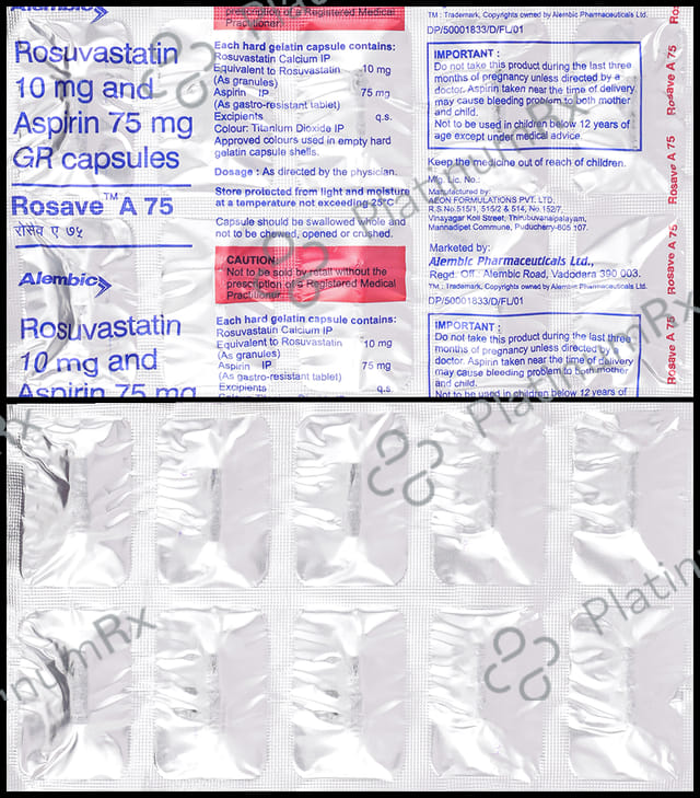 Rosave A 75/10 Capsule 10s