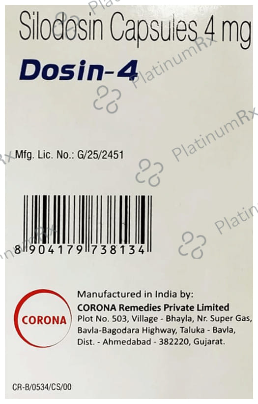 Dosin 4mg Capsule 15s