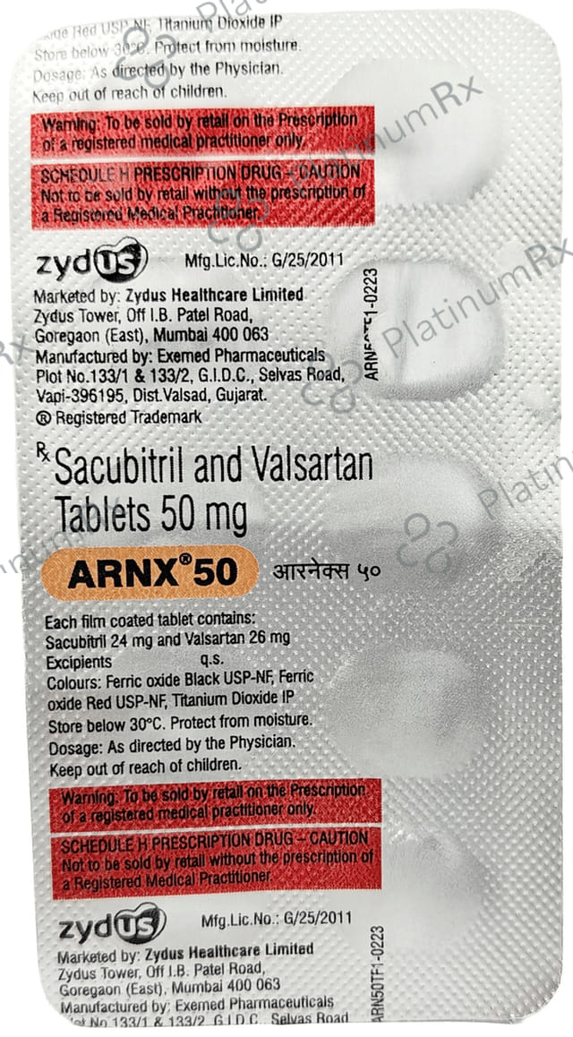 Arnx 50mg Tablet 10s