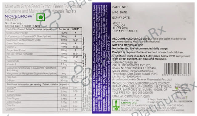 Novegrow Nutri Tablet 10s