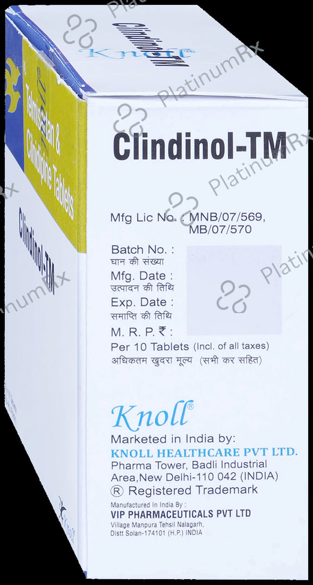 Clindinol TM 10/40mg Tablet 10s