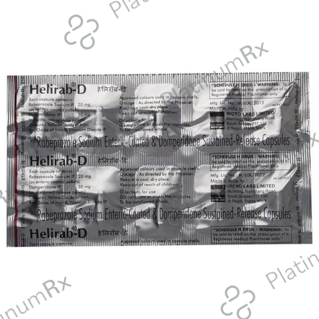 Helirab D 30/20mg SR Capsule 10s