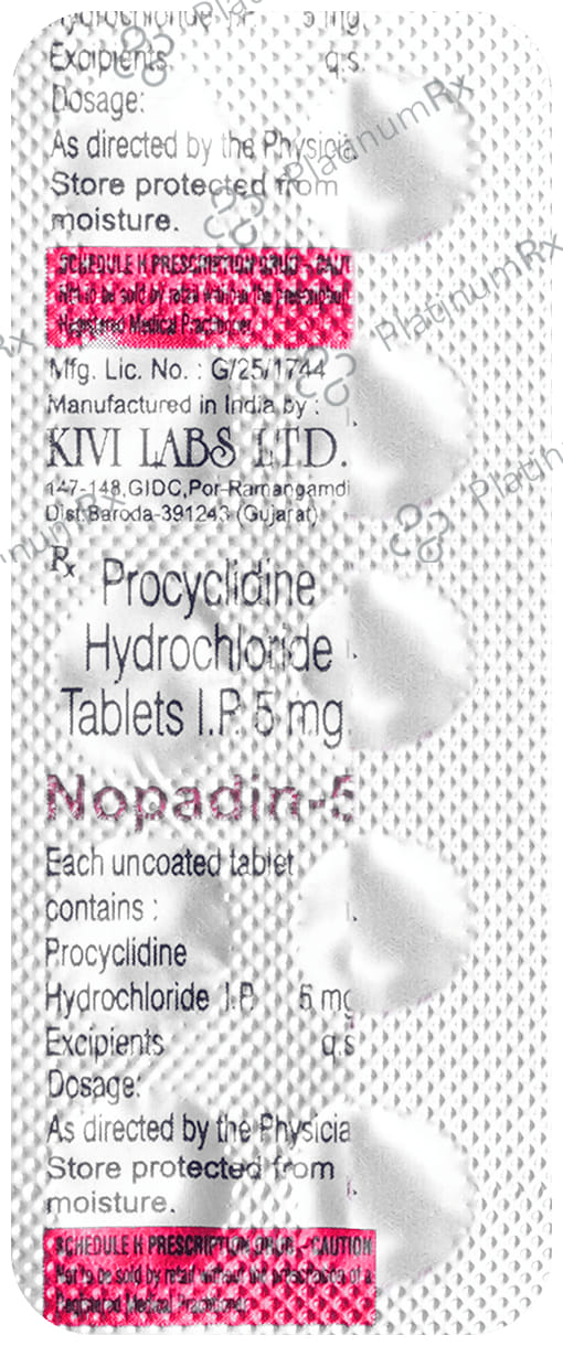 Nopadin 5mg Tablet