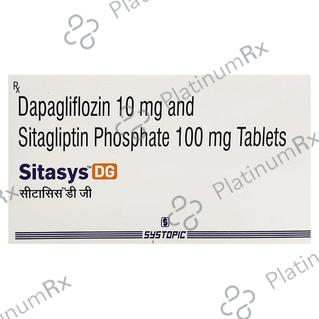 Sitasys DG 10/500/50mg Tablet 10s