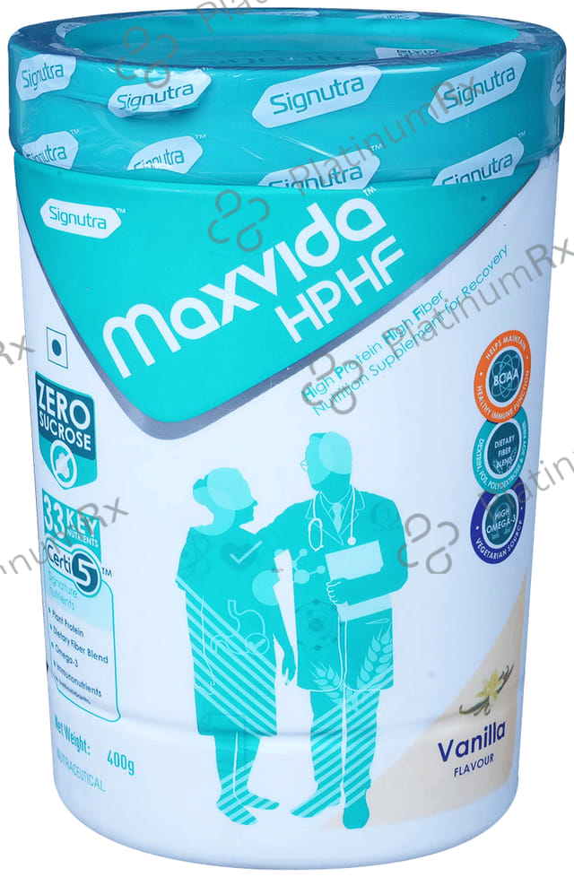 Maxvida HPHF Vanilla Flavour Powder 400gm