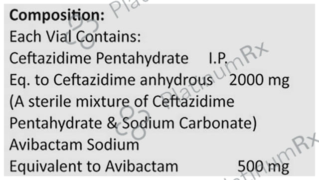 Bactodac 500/2000mg Injection 1s