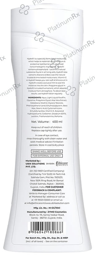 Hydrofil Emollient Lotion 400ml