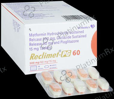 Reclimet PG 60/500/15mg Tablet SR 10s
