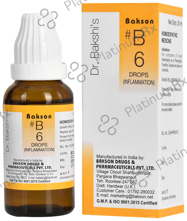 Bakson B6 Inflammation Drop