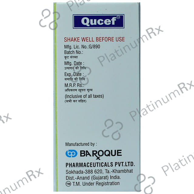 Qucef Oral Suspension