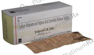 Valprid CR 200mg Tablet CR 10s
