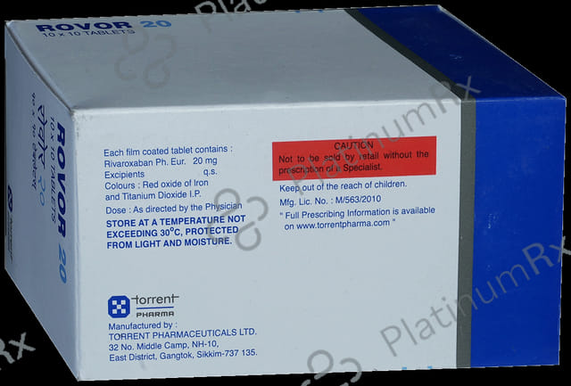 Rovor 20mg Tablet 10s